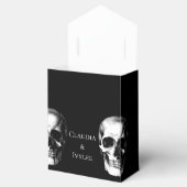 Skull Gothic Halloween Wedding Favor Boxes Bedankdoosjes (Geopend)