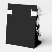 Skull Gothic Halloween Wedding Favor Boxes Bedankdoosjes (Achterkant)