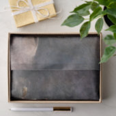 Skull Gothic  Old Books Yellow Sunflower Tissuepapier (Geschenk)