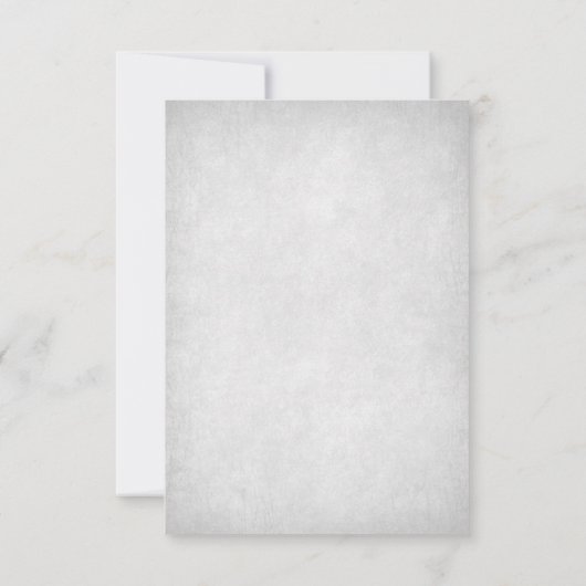 Skull Gothic Wedding RSVP Kaartje (Achterkant)