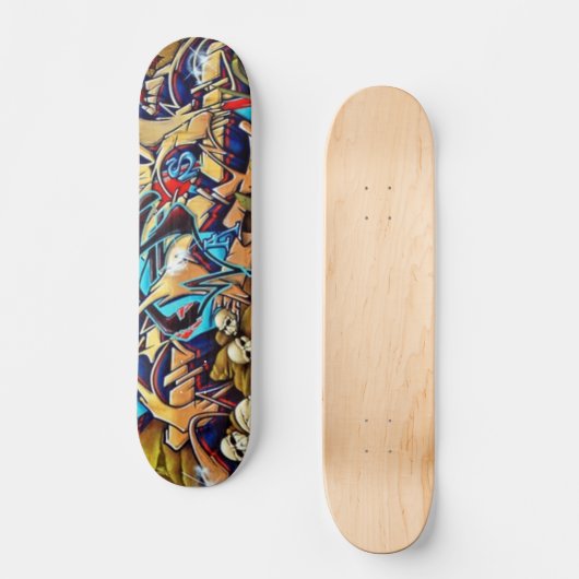 Skull Graff Deck Persoonlijk Skateboard (Voorkant)
