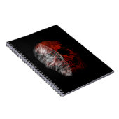 SKULL GRAIC HALLOWEEN GIFT DESIGN NOTITIEBOEK (Rechterzijde)