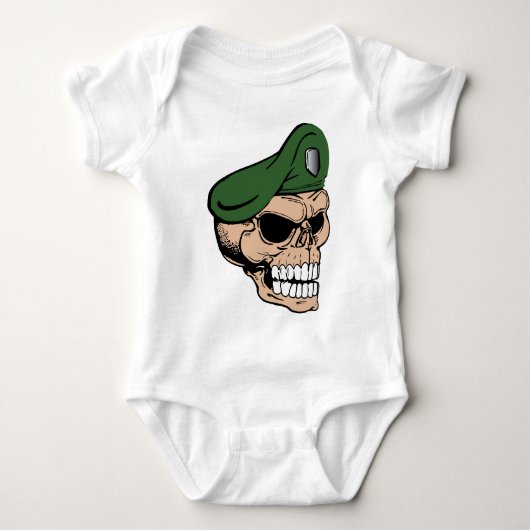 Skull Green Beret Romper (Voorkant)