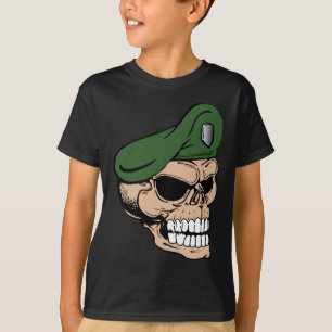 Skull Green Beret T-shirt
