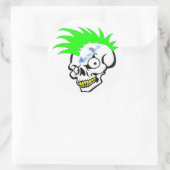 Skull Green Stickers (Tas)