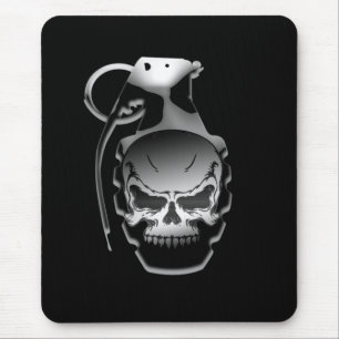 Skull Grenade Muismat