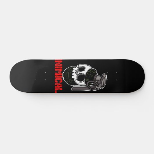 Skull Grenade Skateboard (Horizontaal)
