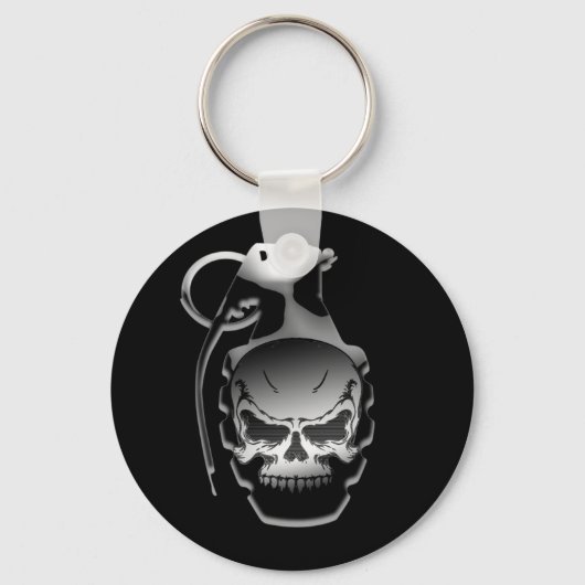 Skull Grenade Sleutelhanger (Voorkant)