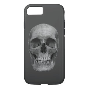 Skull - Grijs Heavy Metal Rock Fantasy Pop Art Case-Mate iPhone Case