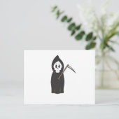 Skull Grimreaper Briefkaart (Staand voorkant)