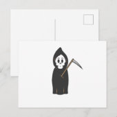 Skull Grimreaper Briefkaart (Voorkant / Achterkant)