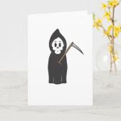 Skull Grimreaper Kaart (Gele Bloem)