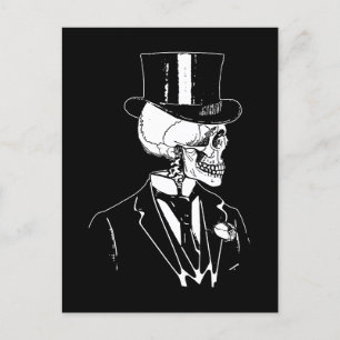 Skull Groom Briefkaart