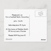 Skull Groom Fully  Briefkaart (Achterkant)