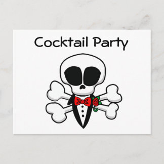 Skull Groom Fully Briefkaart