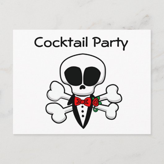 Skull Groom Fully  Briefkaart (Voorkant)