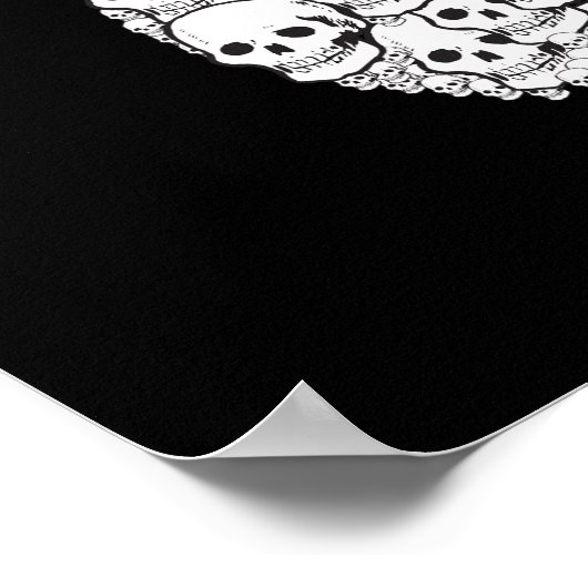 Skull Guitar Poster (Hoek)