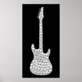 Skull Guitar Poster (Voorkant)