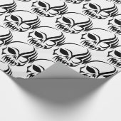 Skull Halloween Cadeaupapier (Hoek)