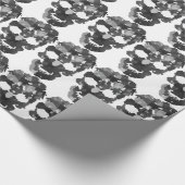 Skull Halloween Cadeaupapier (Hoek)