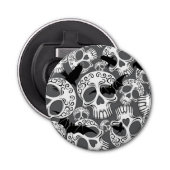 Skull Halloween Decorative Calaveras Button Flesopener (Voorkant)