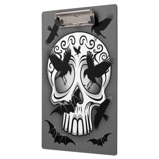 Skull Halloween Decorative Calaveras Klembord (Links)