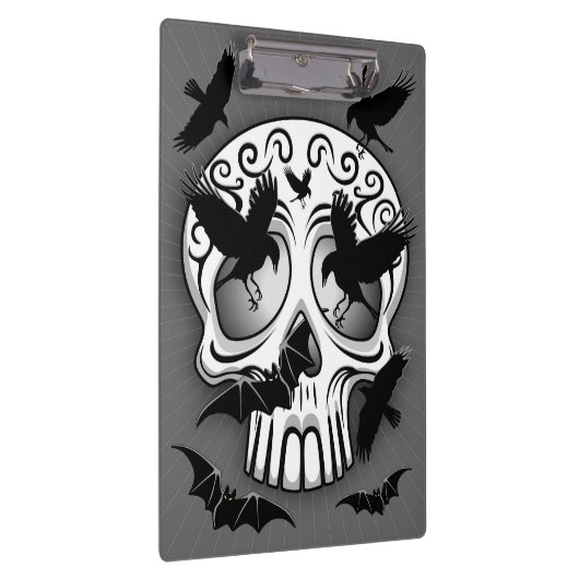 Skull Halloween Decorative Calaveras Klembord (Rechts)