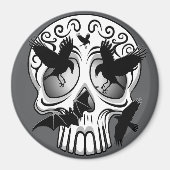 Skull Halloween Decorative Calaveras Magneet (Voorkant)