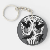 Skull Halloween Decorative Calaveras Sleutelhanger (Voorkant)