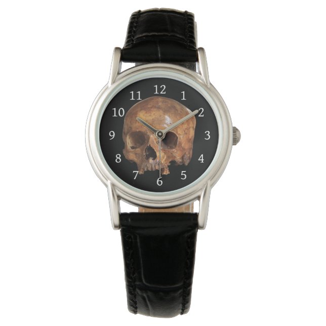 Skull Halloween Horloge (Voorkant)