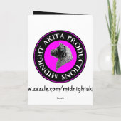 Skull Halloween Kaart (Achterkant)