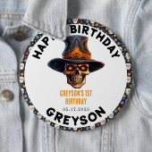 Skull Halloween Kinder Kostuumfeest - Schattige & Ronde Button 6,0 Cm (In situ)