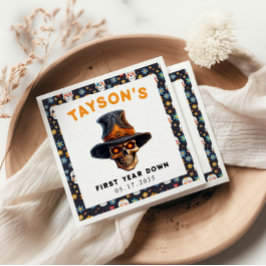 Skull Halloween Kinder Kostuumfeest - Schattige & Servet