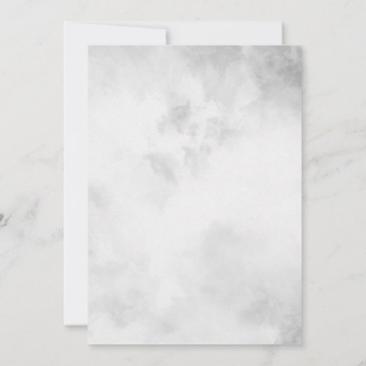 Skull Halloween Kostuumfeest Uitnodiging voor kind (Achterkant)