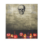 Skull Halloween-laptop Notitieblok (Voorkant)