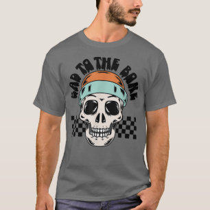 Skull Halloween Motorcycle Biker Party Funny Hallo T-shirt