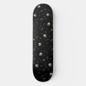 Skull Halloween naaamless Pattern Persoonlijk Skateboard (Voorkant)