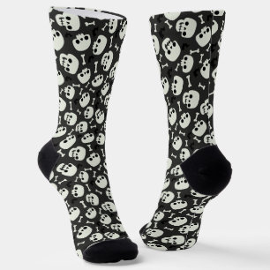 Skull Halloween naaamless Pattern Sokken