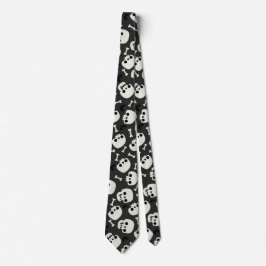 Skull Halloween naaamless Pattern Stropdas
