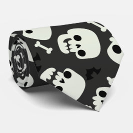 Skull Halloween naaamless Pattern Stropdas