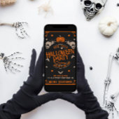  Skull Halloween Party Kaart