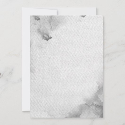 Skull Halloween Party Kaart (Achterkant)