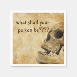  Skull Halloween Party Servet