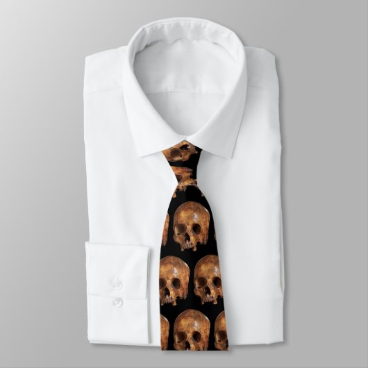 Skull Halloween Stropdas (Gebonden)