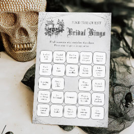 Skull Halloween Vind de Gast Bruids Bingo Spel