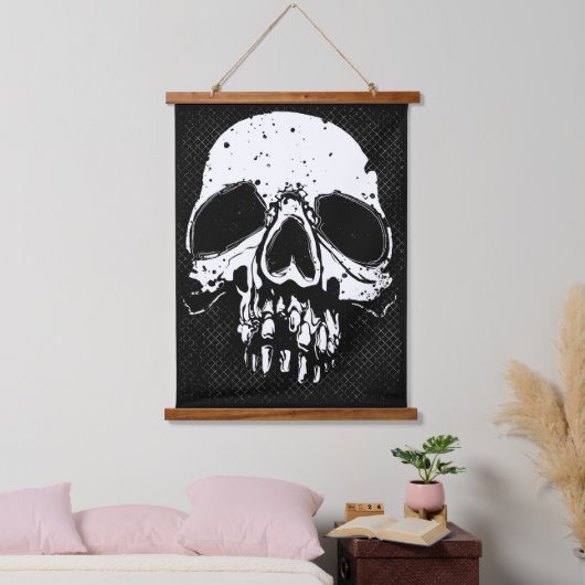 Skull Hangend Wandkleed (Slaapkamer)