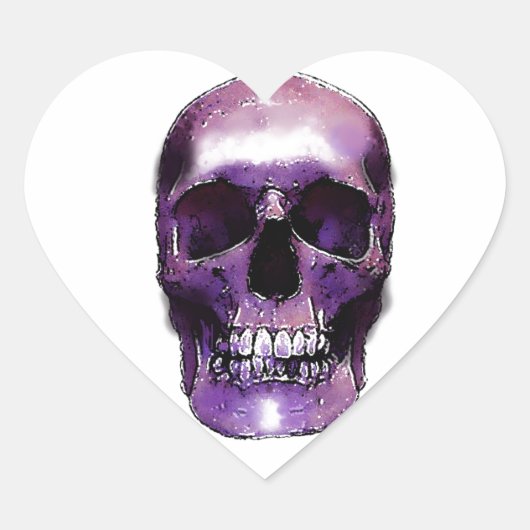 Skull Hart Sticker (Voorkant)
