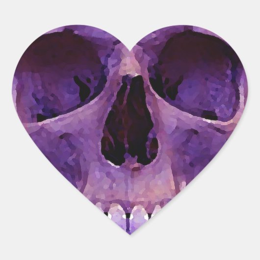 Skull Hart Sticker (Voorkant)