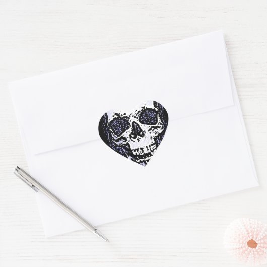 Skull Hart Sticker (Envelop)