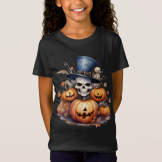 Skull Head en Pumpkins T-shirt